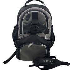 Sony Camera Backpack Bag Black Gray Travel Ph...