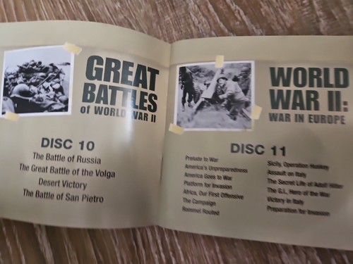 America Stories of War DVD 2008, 36-Disc Set Collectors Tin NEW w/handbook - Picture 5 of 6