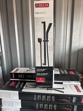 Delta 3-Spray Patterns Wall Mount Handheld Shower Head 1.75 GPM in Matte Black