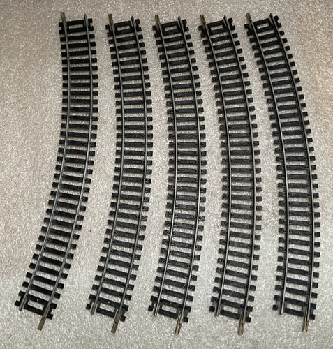 Tyco 15946 gebogene Spur O Modelleisenbahn Spur X5 vergleichbar mit Hornby R608 | Zustand: Used