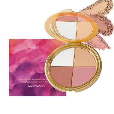 Eye & Cheek Palette - Eyeshadow and Highlighter Makeup, Face Highlighter