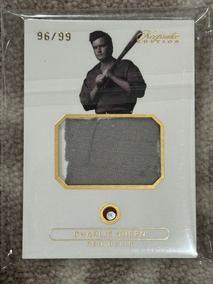2024 Keepsake Multi Sport Edition Charlie Sheen Gem Relic Jersey Patch /99