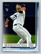 2019 Topps Update #US249 Nick Margevicius RC MLB San Diego Padres