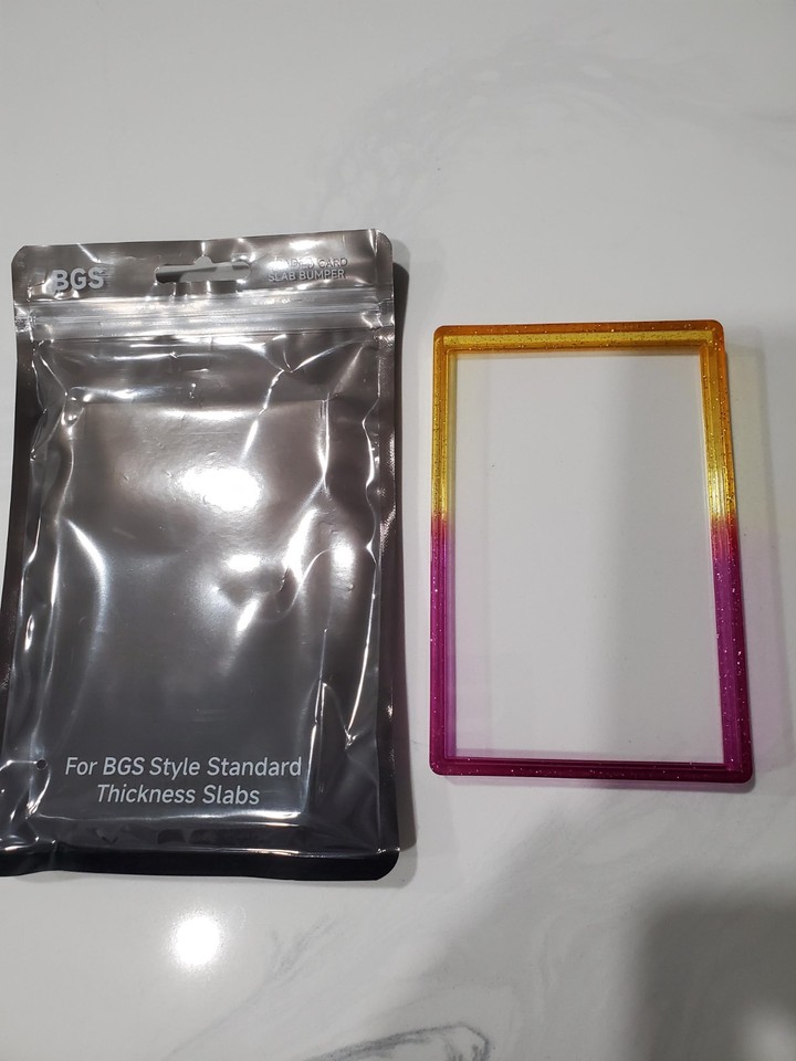 BGS Graded Slab Guard with acrylic back Gradient Color glitter ...