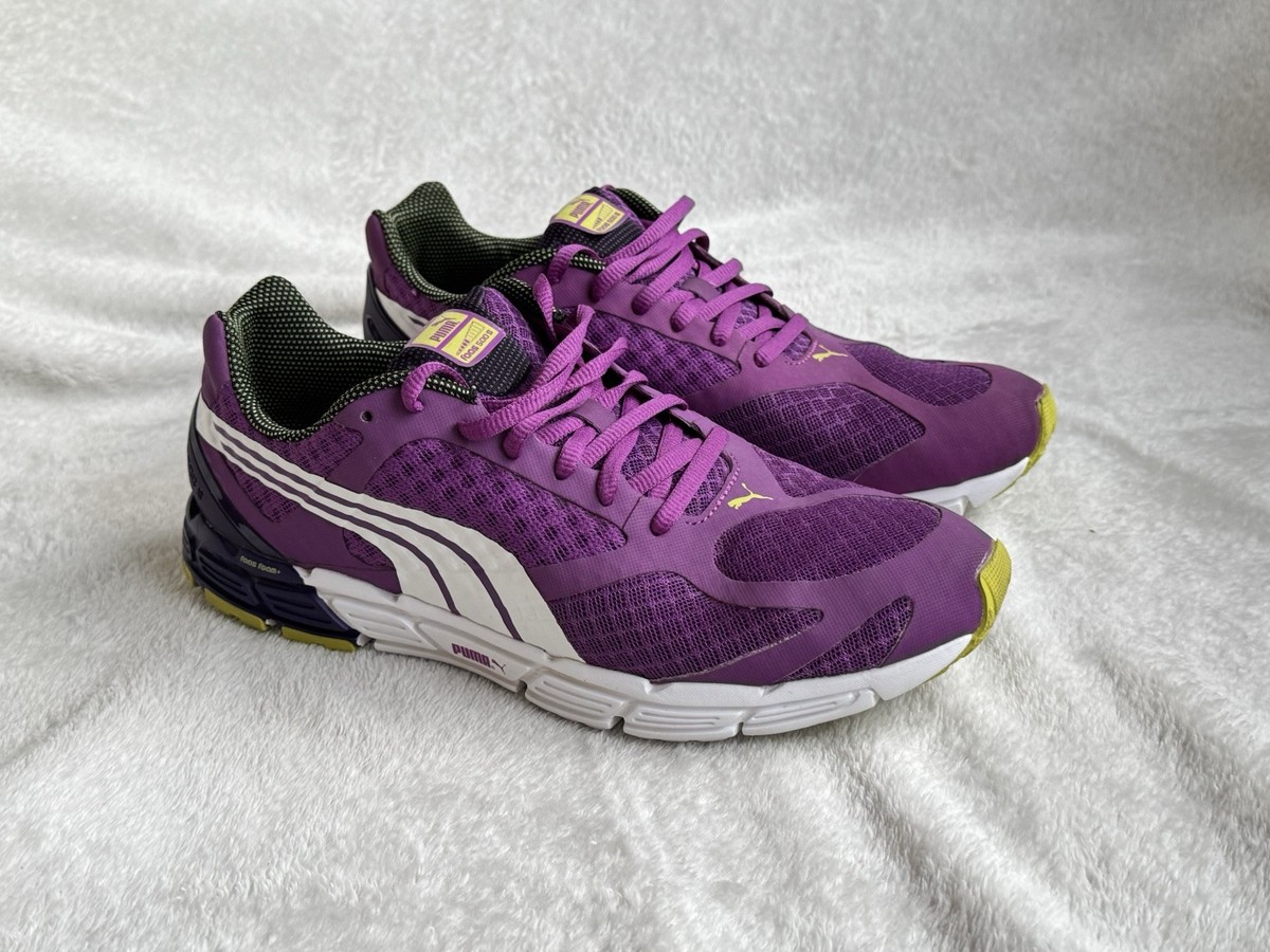 Puma Faas 500 Women’s UK EUR 40 Purple Textile Lace Up Running Trainers  Kick