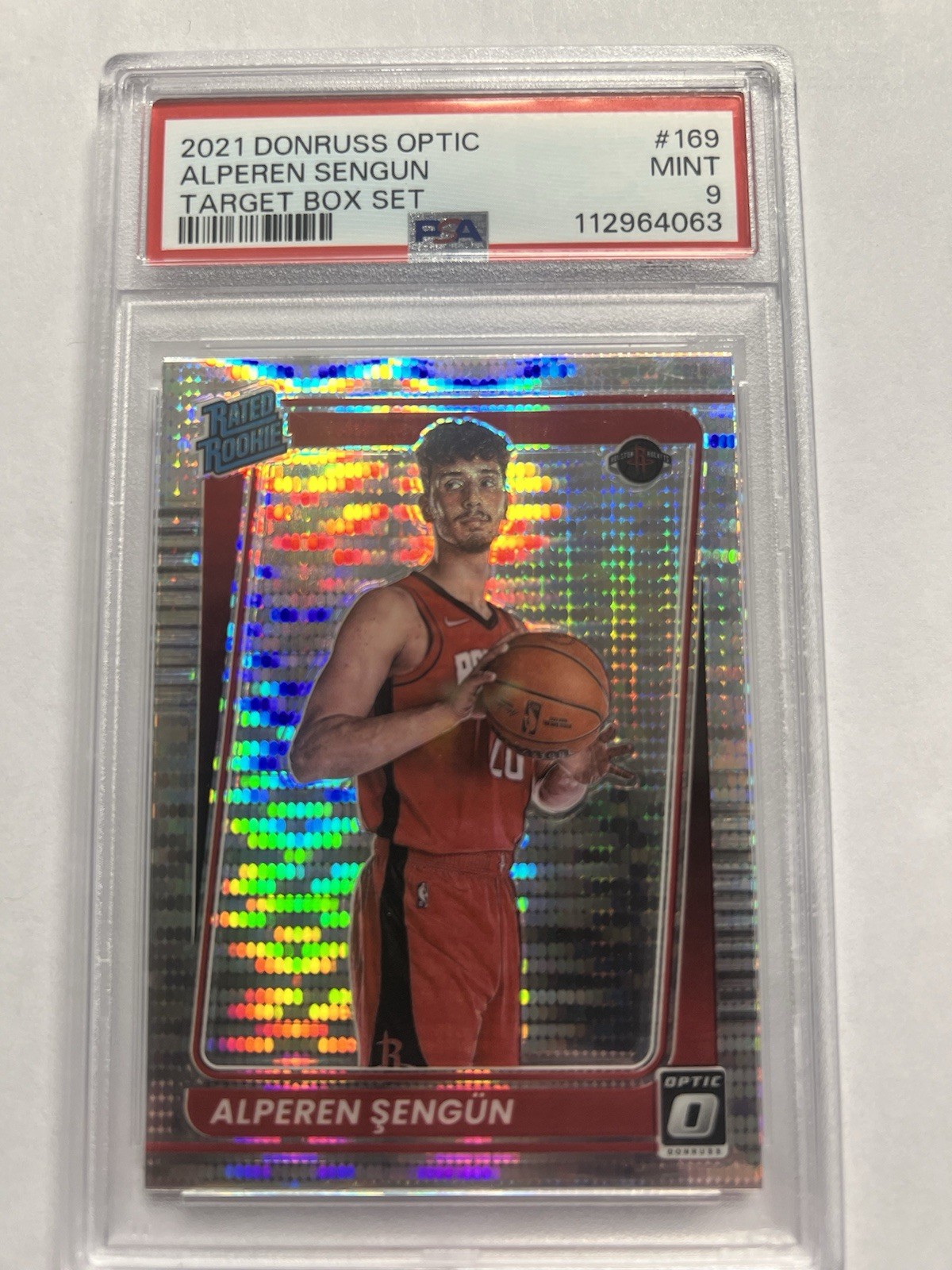 2021-22 Donruss Optic Alperen Sengun #169 Target Box Set PSA 9 Rated Rookie RC