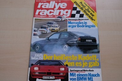 2) Rallye Racing 10/1989 - Opel Vectra A 2.0i von Ir - BMW M3 E30 Cabrio von Ham