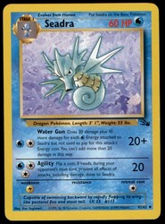 Seadra 42/62 Fossil Uncommon Pokemon Card