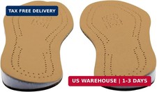 Supination Insoles,O/XO Leg Orthopedic Corrective Brown Insoles,for Foot Alignme