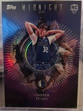 2025 Topps Midnight Insomnia IN-16 Cooper Flagg (RC) Mavericks, Pack Fresh