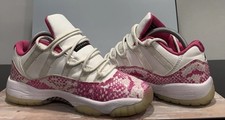 Nike Air Jordan 11 Retro Low Pink Snakeskin  ...