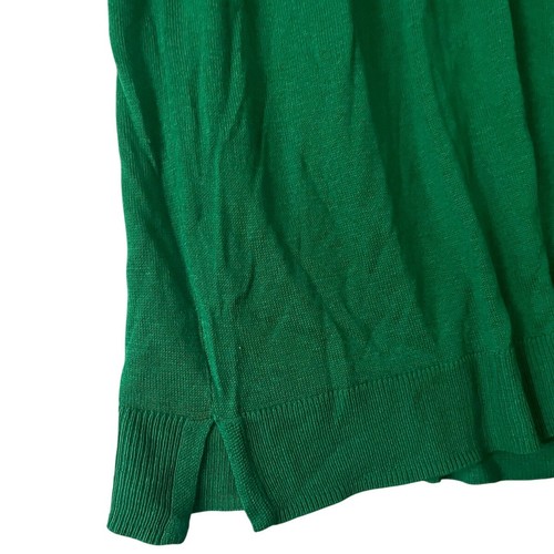 Torrid Women's 1X Green Knit Blouse Shirt Casual Elevated Basic Short Sleeve - Picture 2 of 7