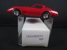 Vintage MPC Red 1979 Chevy Corvette 1/25 Plastic Dealer Promo Model- MIB