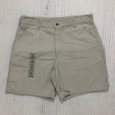 Carhartt Mens B144 PUT Tan Canvas Work Shorts Original Fit Size 40 NWT
