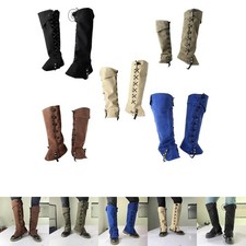 Pirate Boot Covers Soldier Cosplay Steampunk Leg Covers for Themed Parties