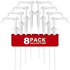 8Pcs Gallon Jug Pump Dispenser, 38-400 Leak Proof Pump for Gallon Jug - Lotio...