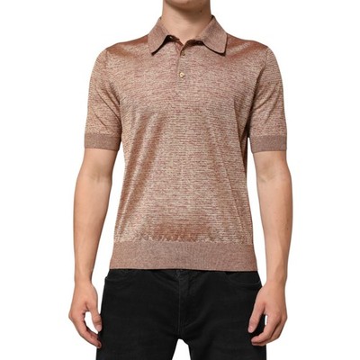 Dolce Gabbana Polo T Shirt 90-00s Dolce Gabbana Glitter Knit Polo