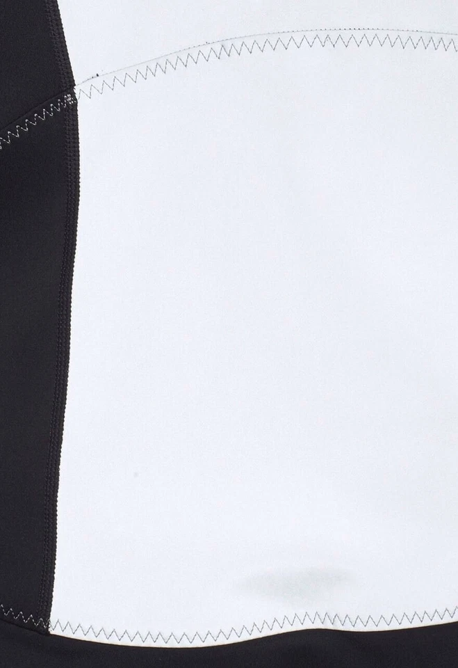 Zella Womens Reflections Sport Slim Fit Track Jacket Black/Silver Size Small - Image 4 of 4