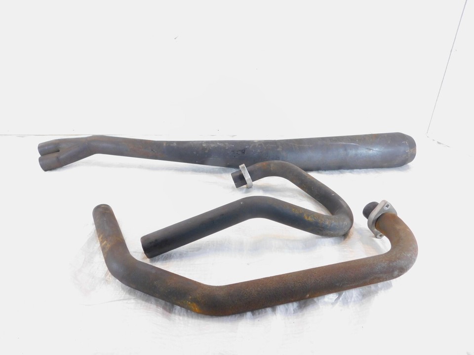 BMW Airhead R80RT R100RS R100RT R100/T 2-into-1 Exhaust Muffler Header ...