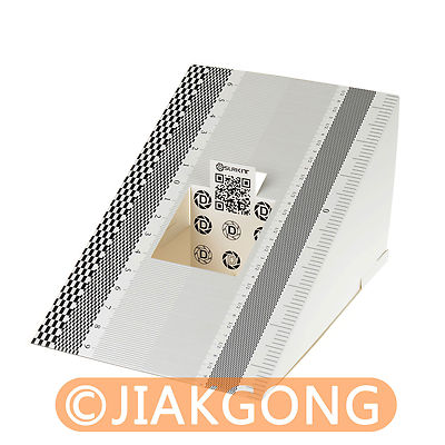 6pcs/Lot DSLRKIT Lens Focus Calibration Tool Alignment Ruler Folding Card