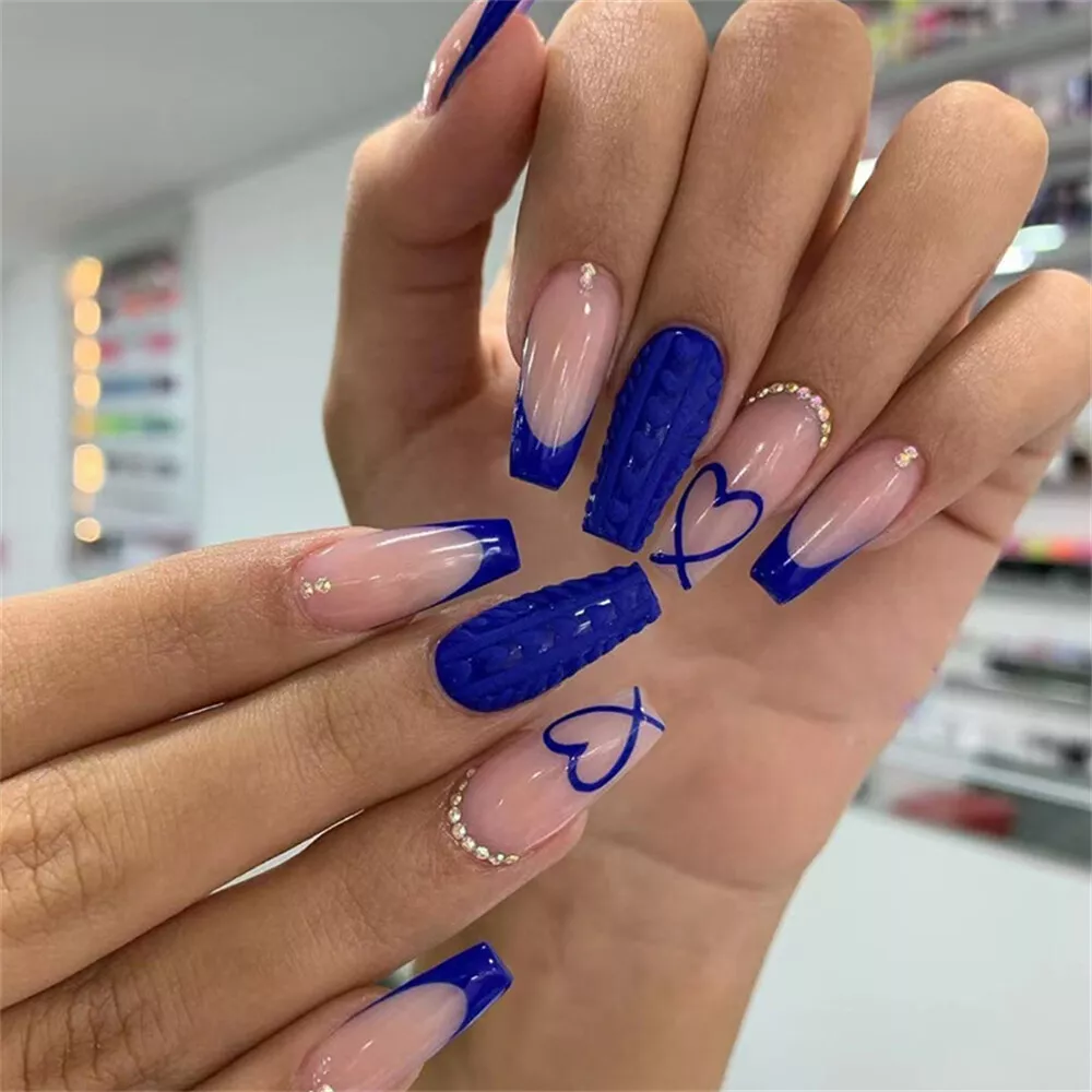 coffin acrylic nails summer