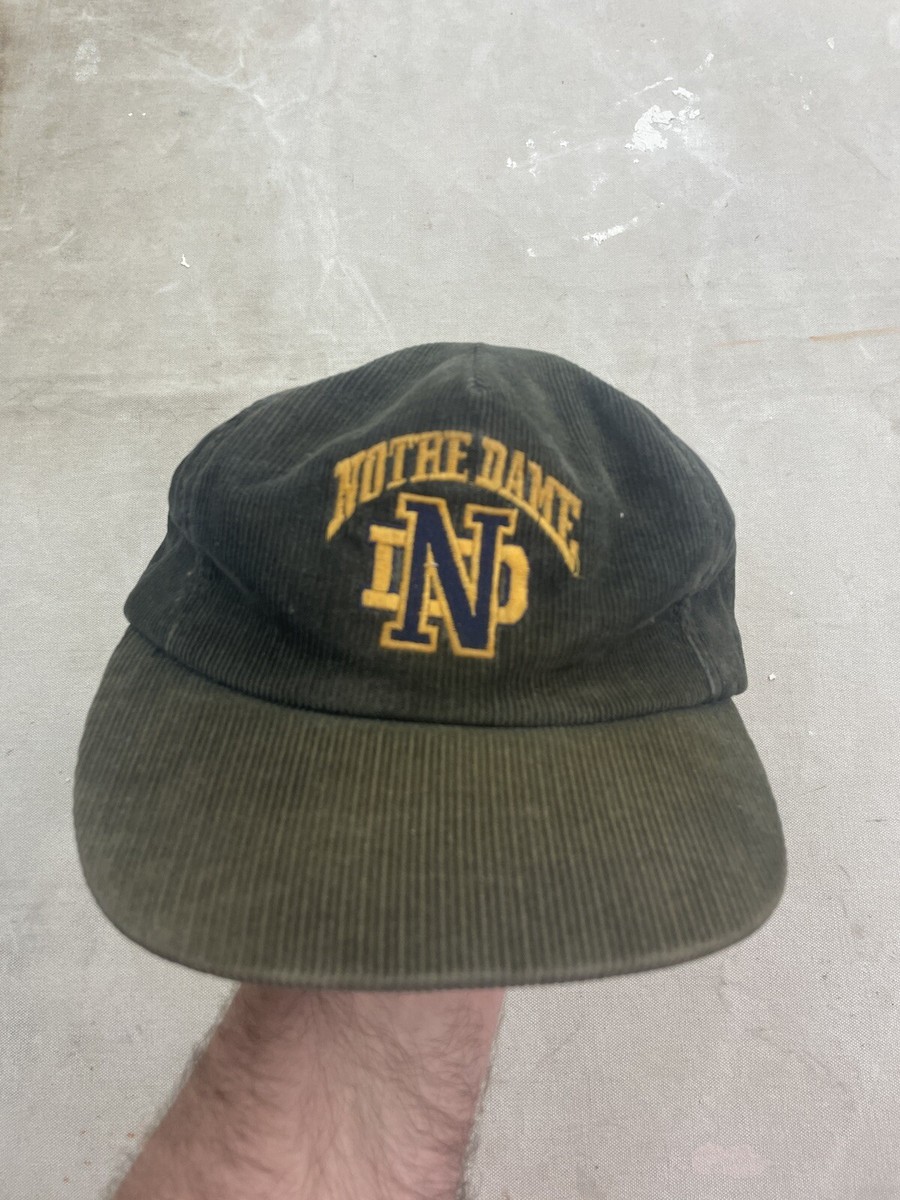 1980's NOTRE DAME Corduroy SnapBack Cap | eBay