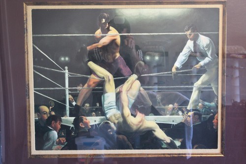 George Bellows Oil-On-Canvas Reprint | Dempsey and Firpo (1925) | Vintage Boxing - Picture 2 of 16