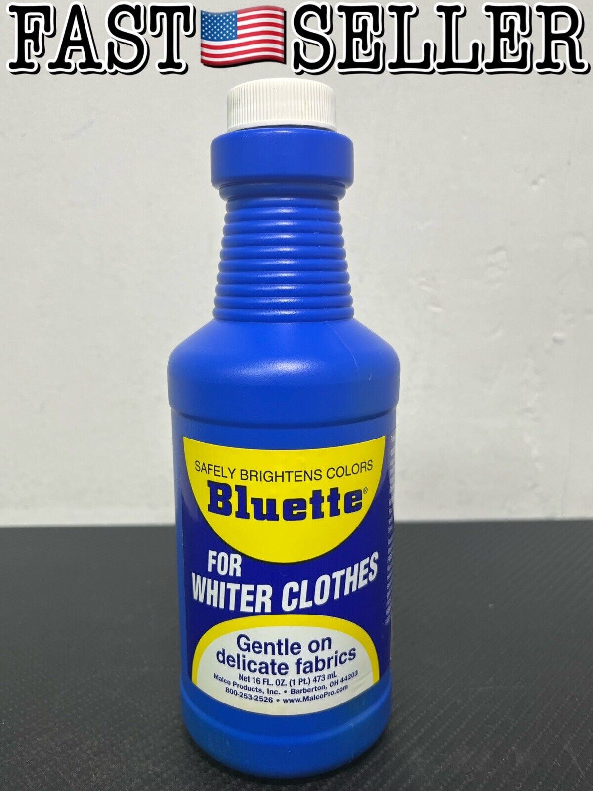 Bluette Concentrated Liquid Laundry Bluing For Whiter Clothes, 1