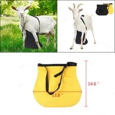 Urine Scald Prevention Anti Breeding Apron for Goats/Sheep Medium Size Yellow