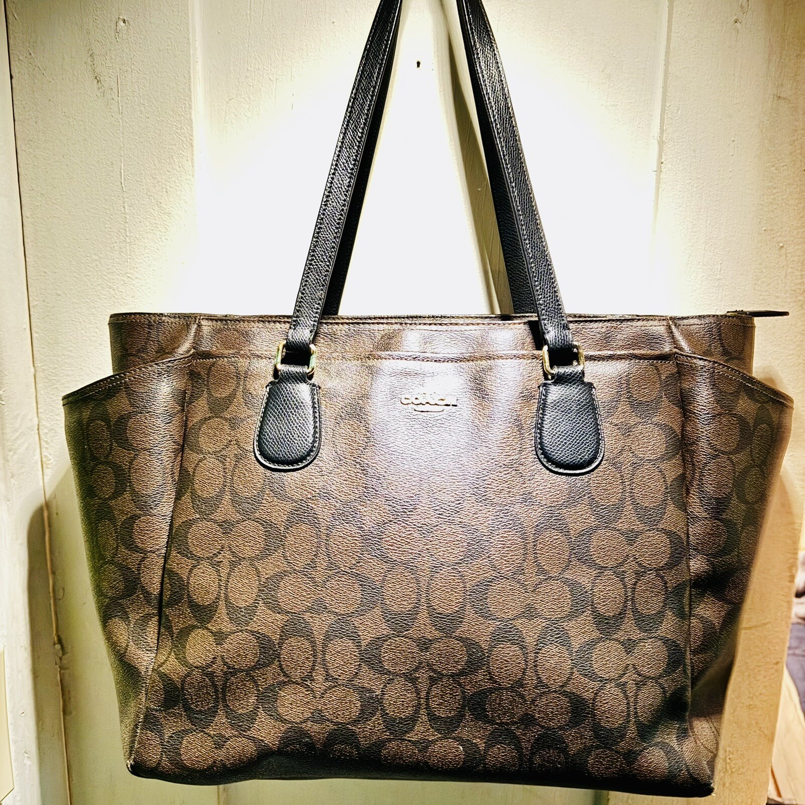 coach diaper bag-image