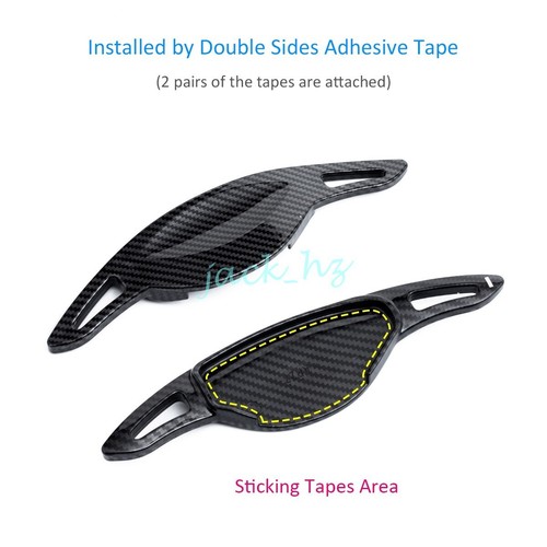 Accesorios para molduras de palanca de cambios de volante para Nissan Infiniti fibra de carbono - Imagen 3 de 7