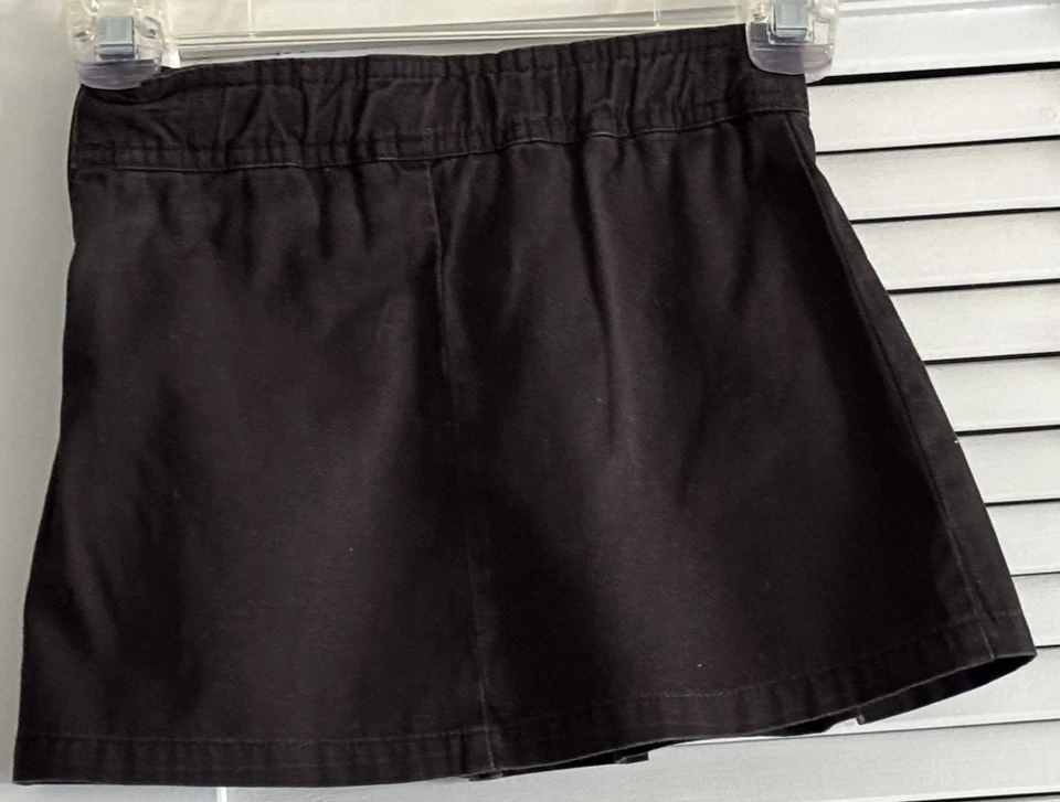 1989 Children's Place 女孩黑色短裙 5 码 — 第 2/4 张图片