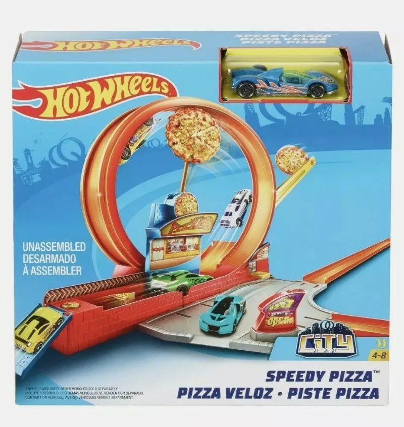 Pista Hot Wheels City Pizzaria Veloz Mattel