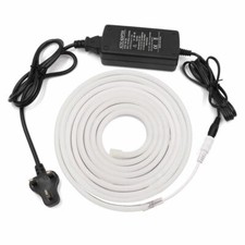 Image of 5M Roll CoolWhite 6x12mm12V Flexible LED Silicon Neon Strip full Kit  Adverting