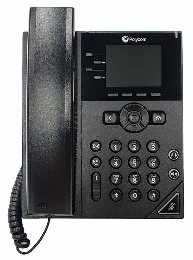Polycom 2200-48820-001 VVX 250 VOIP IP Display Telephone ** TPX LOGO ** W/ Power