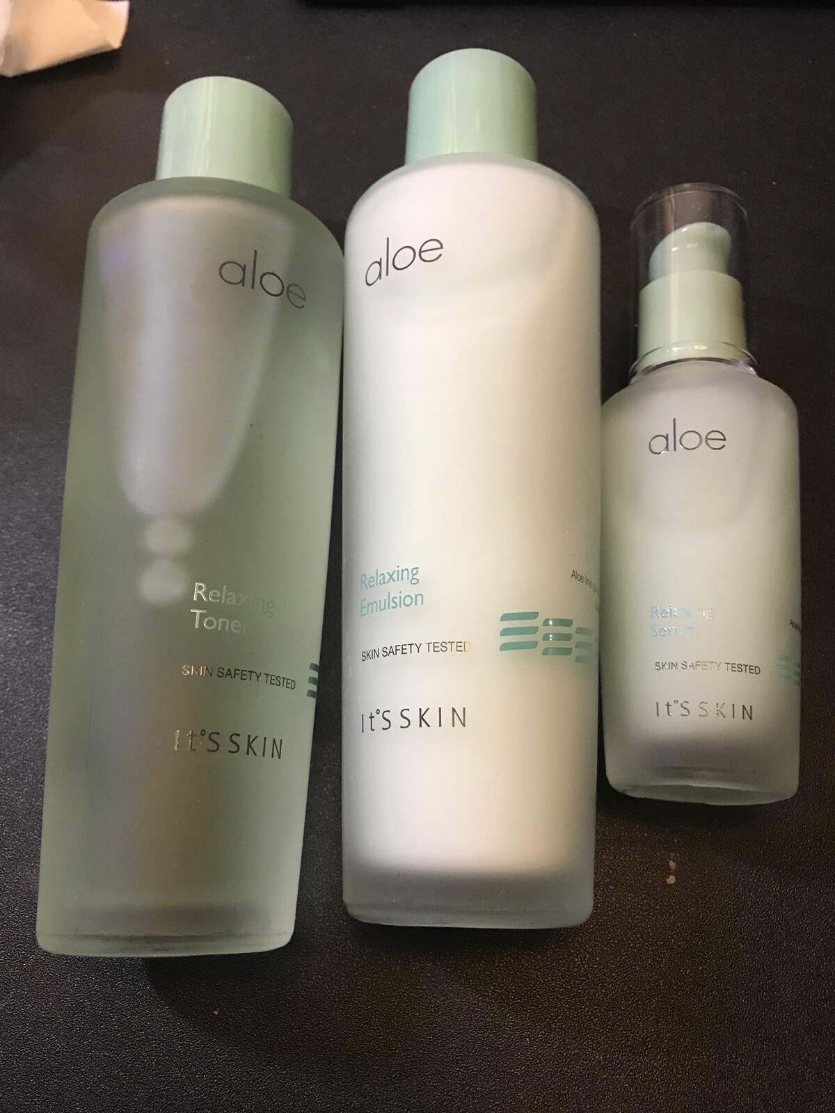 It’s Skin Aloe skincare set toner emulsion and serum