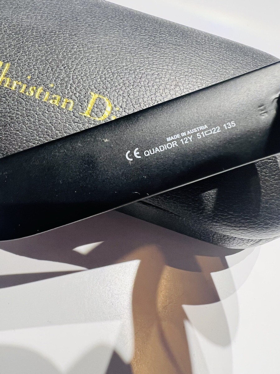 美品☆made Austria☆Christian Dior☆ Vintage Christian Dior Austria Quadior Matte Brown Women's