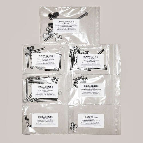 Kit vis inox moteur complet Honda CL 125 S pour rouler sur les chemins