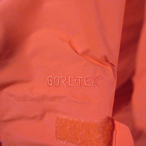 Under Armour Jacket Mens XL Orange Full Zip Waterproof Rain Coat Loose Gore-Tex - Picture 2 of 9