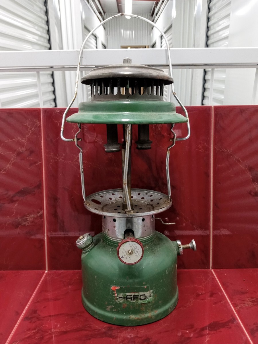 チベット 油燈 Vintage 1960's AFC Ash Flash Gasoline Lantern Camping Model # 1022