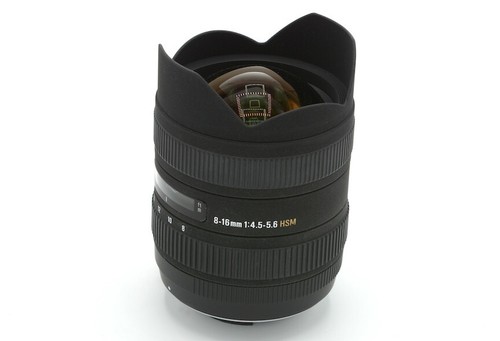 [ Mint】Sigma DC 8-16mm f/4.5-5.6 HSM DC Lens For Nikon with filter adopter