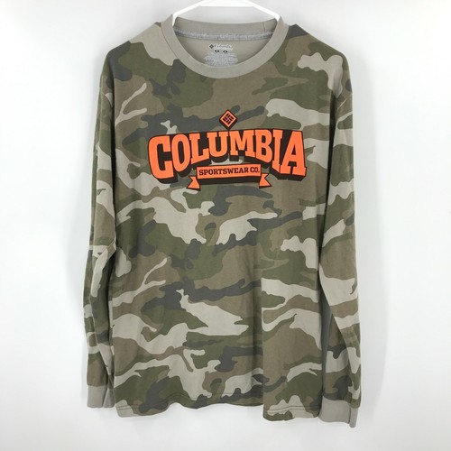 Columbia Shirt Mens Medium Camo Tee 