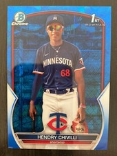 2023 Bowman Chrome Sapphire Edition #BCP-236 Hendry Chivilli Minnesota Twins