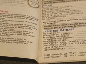 Super mario bros 3 Notice manuel d'utilisation Nintendo nes