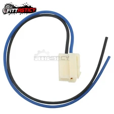 Universal Electric Cooling Fan 2 Terminal Pigtail Plug Wire Harness Connector