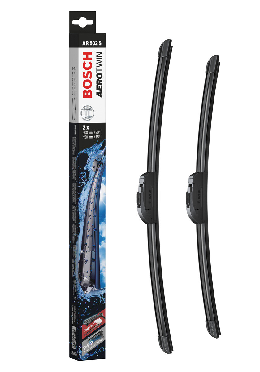Balais d'essuie-glace Bosch Aerotwin AR502S l'excellence du nettoyage plat 50cm 45cm