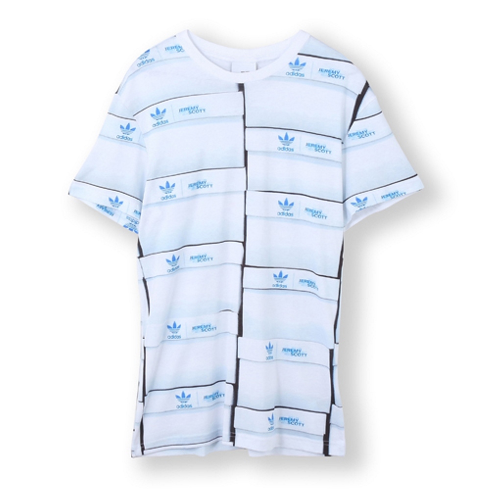 JEREMY SCOTT X ADIDAS Shoe Box TEE SHIRT White Multi S07179 | eBay