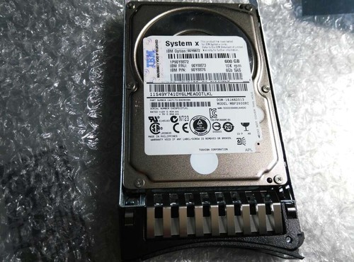 Dysk twardy IBM 90Y8873 600GB 10K RPM SAS 6Gb/s SFF 2,5" 90Y8872 90Y8874 z tacą - Zdjęcie 2 z 3