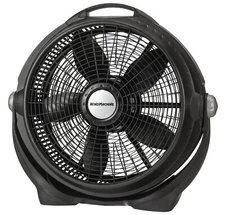 Wind Machine 20" 3-Speed Air Circulator Floor Fan, Black, A20302