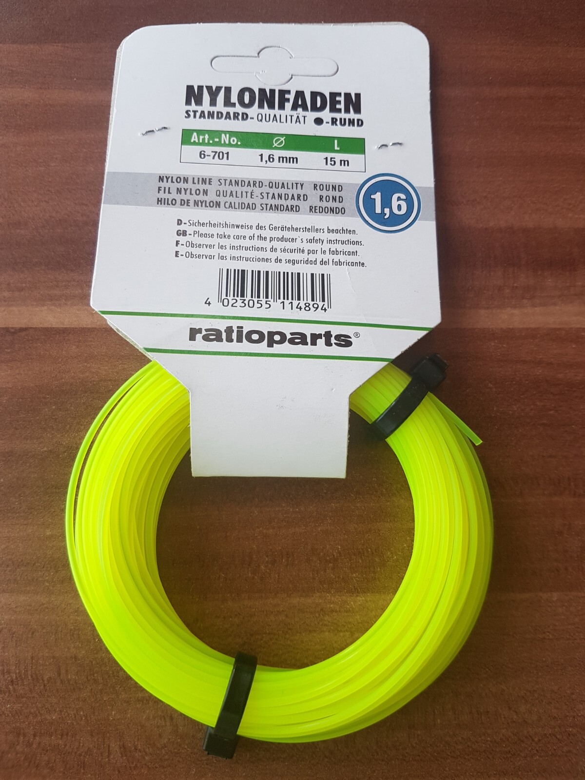 RATIOPARTS Nylonfaden rund 1 6 Mm 15 M online kaufen | eBay 